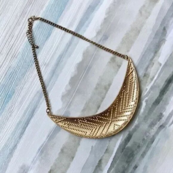 BANANA REPUBLIC Gold and Silver Metal Necklace - Picture 5 of 6